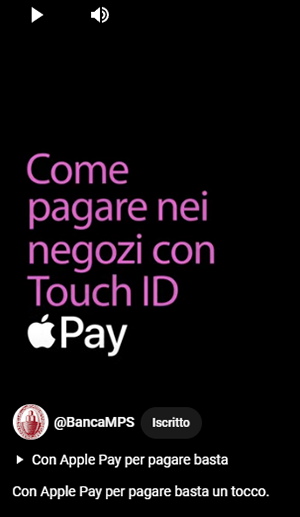 Come pagare con Touch ID Apple Pay